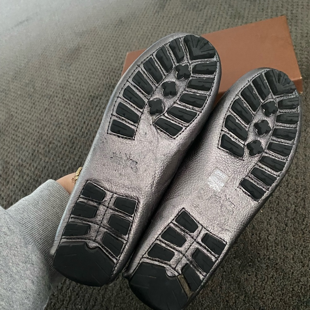 Coach silver loafers - Picture 4 of 6